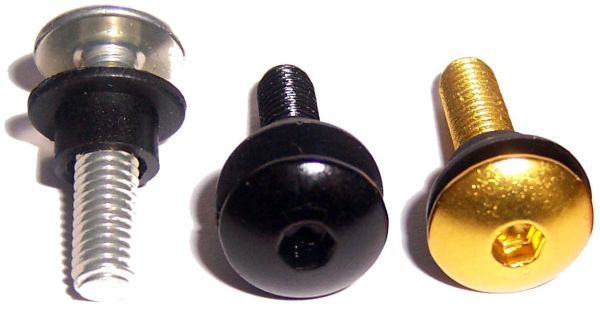Kaufe 15Sets schwarze Federmetall-U-Typ-Clips + Schrauben Auto-Kotflügel-Verkleidungsbefestigung